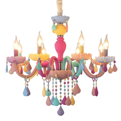 Modern Chandelier Lighting Crystal Ceiling Light Candle Small Chandelier Kid Chandelier