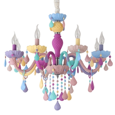 Modern Chandelier Lighting Crystal Ceiling Light Candle Small Chandelier Kid Chandelier