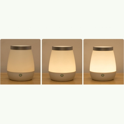 Chargeable Night Light Touch Table Lamp for Bedroom Beside Table Lamp Creative Wireless Lamp