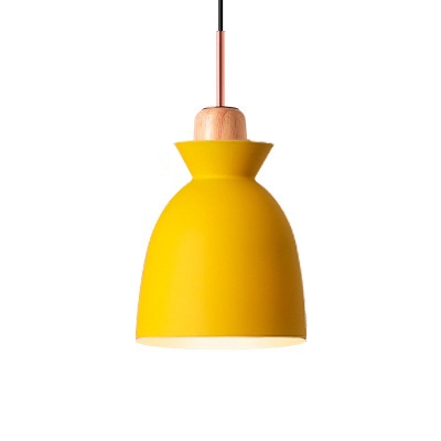 Multiple Colors Restaurant Dining Room Ceiling Pendant Light in Nordic Simple Style