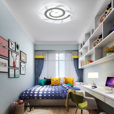 Snail-Shaped Acrylic LED Kids Room Ceiling Light