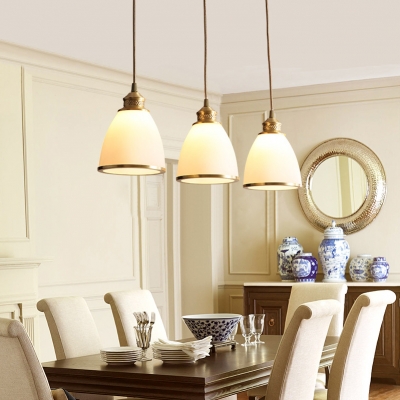 

Transitional Style White Glass Shade One Bulb Mini Pendant Bar Lamp, HL478436