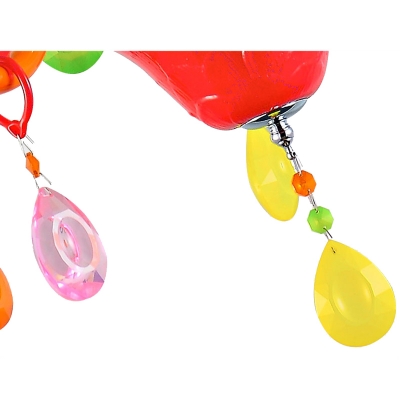 Art Deco Chandelier Kid Chandelier Colorful Indoor Chandelier Candle with Crystal Balls