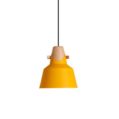 Contemporary Simple Style One Light Dining Room Hanging Pendant in Various Colors