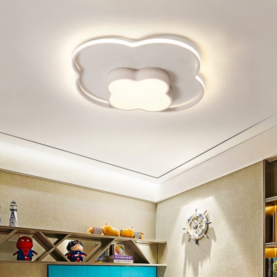 Modern Simple Children Bedroom Led Ceiling Light Clouds Shape 2