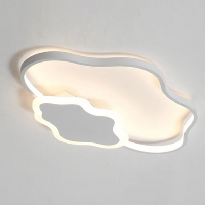 Modern Simple Children Bedroom Led Ceiling Light Clouds Shape 2 Options Available