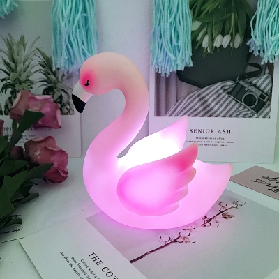 Lovely Mini Swan/Unicorn/Dinosaur Baby Kids Sleeping Night Light Battery-Operated 5 Styles for Option