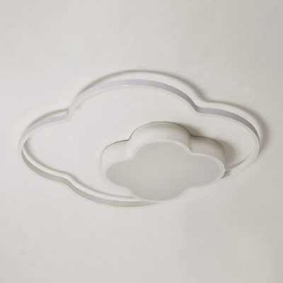 Modern Simple Children Bedroom Led Ceiling Light Clouds Shape 2 Options Available