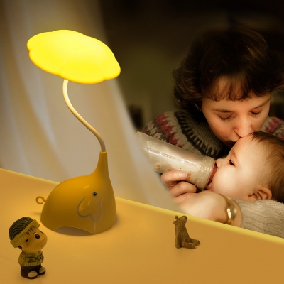 Adjustable Eyes Protecting Elepant Baby Kids Bed Night Light in Yellow/White/Pink/Blue