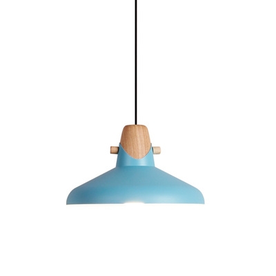 Contemporary Simple Style One Light Dining Room Hanging Pendant in Various Colors