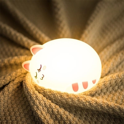 Touch Sensing/Remote Lovely Cat Girls Room Bed Nightlight Three Styles for Option
