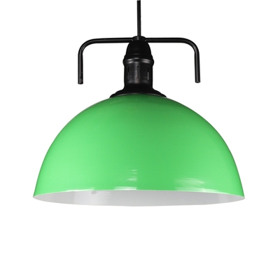 Contemporary Multicolor Single Head Pendant Light with Dome Shade 8 Colors for Choice