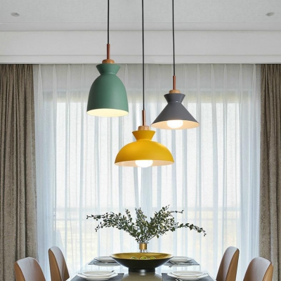 Multiple Colors Restaurant Dining Room Ceiling Pendant Light In Nordic