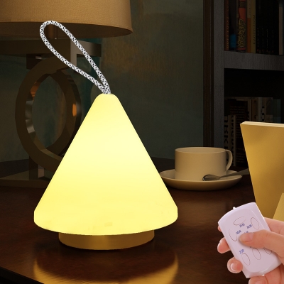 Mushroom Glass Diammble Night Light Remote/Switch for Kids Room 