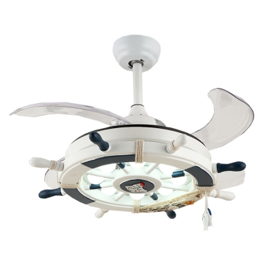 Fashion Style White Ceiling Fans Kid S Lighting