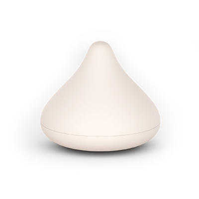 Portable Mini Plastic Cone Shape LED Night Light in White/Pink