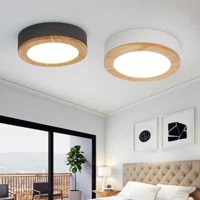 Acrylic Round LED Ceiling Fixture Simple Contemporary Kitchen Porch Flush Mount Lighting