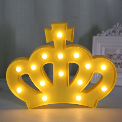 Led Mini Loving Heart/Crown Girls Bedroom Night Light 3 Styles for Option