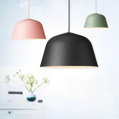 One Light Nordic Simple Style Ceiling Hanging Light Fixture 9.84