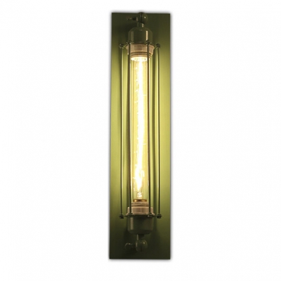 Vintage Style Rectangle Sconce Wall Light with Cage