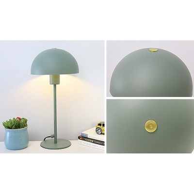 Dome Standing Desk Light Contemporary Colorful Metal 1 Light Table Light for Study Room