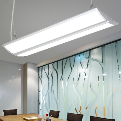 Modern Office Lighting Design Aluminum Energy Saving 18W Led High Bay Pendant Light L48