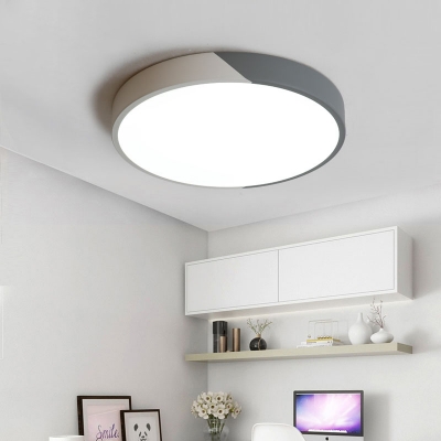 Post-Modern Creative Design Led Surface-Mount Lighting Multicolor Metal Round Ceiling Light