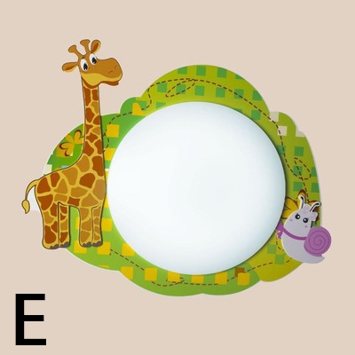 Adorable Acrylic Cartoon Sconce Light Nursing Room Kindergarten 1 Head LED Wall Lamp in Multi Color