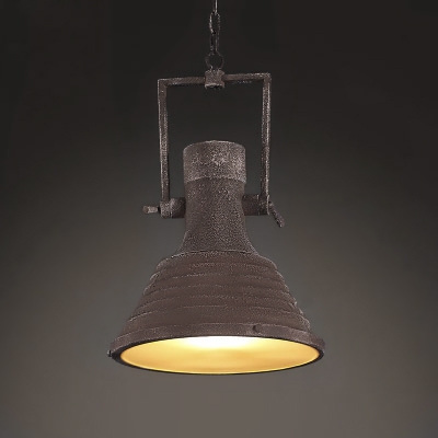 

Industrial Style Single Light Antique Copper Indoor Pendant, HL426399