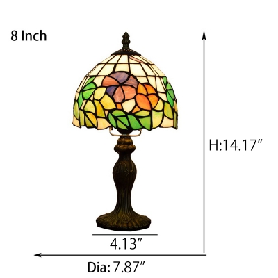 Multi Colored Glass Lampshade Fl, Multi Colored Glass Lamp Shades