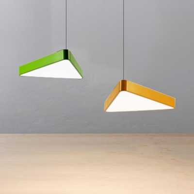 Modern Lighting Metal Led Pendant Light, Office Ceiling Light Fixtures Led