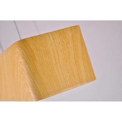 Modern Wooden Lighting Fixture Led Y-shaped Flush Ceiling Lights 36/42W, 3000/4000/6500K Anti-Glare Maple Finish Surface Mounted Lamp