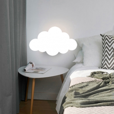 White Cloud Shade LED Light Wall Washer for Kids Bedroom Study Room