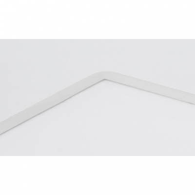 Minimalist Acrylic Lampshade High Output 32W Led Rectangle Flush Mount Light Flat Panel Led Recessed Lighting in Black/White with Warm White Light