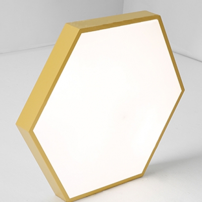 Multicolor Metal LED Ceiling Light Hexagonal LED Surface Mount Light 18/24/40W 3000-3300/6000-6500K