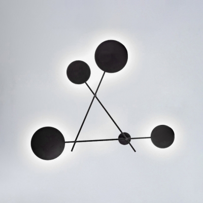 Minimalist Designers Lights 4-Led Black Finish 39.37