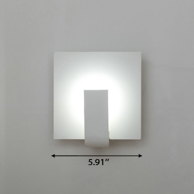 Accent Minimalist Square Led Wall Light 5.90