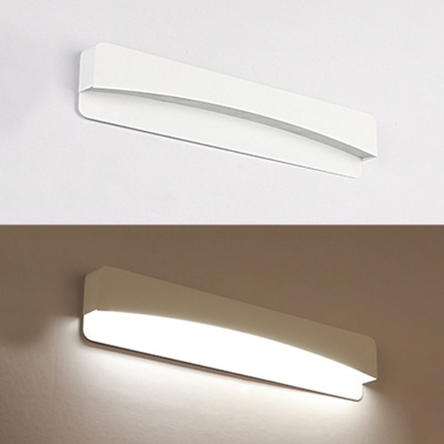 Modern Minimalist White Sconce Led Down Lighting 9W-14W Wall Light for Bathroom Bedroom Living Room