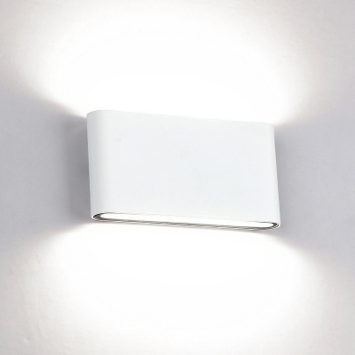 Minimalistic LED Up Wall Light 6W/12W Dual Head High Bright Modern Sconces in Matte