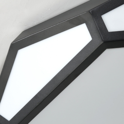 Modern Led Fixture Flush Mount Lighting Fixture 24/36W Bright Cool Light Acrylic Lampshade