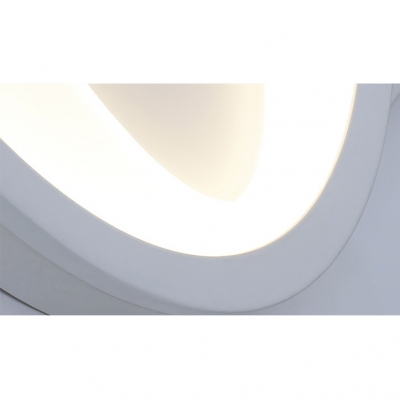 Nordic-Style Warm White Light Acrylic Prism/Loving Heart/Oval/Drop Shaped LED Wall Sconce in