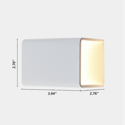 Small Wall Decorative Led Square Wall Light 5W Energy Saving Led Direct Lighting Sconce