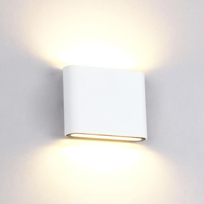 Minimalistic LED Up Wall Light 6W/12W Dual Head High Bright Modern Sconces in Matte