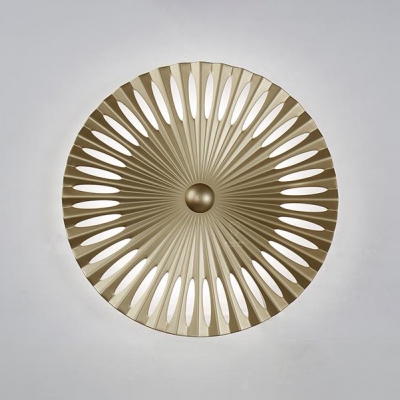Post Modern Designers Lighting Round Metal Led Wall Light 16W-20W Indoor Decorative Gold Wall Sconce Lighting for Living Room Restaurant Dining Room