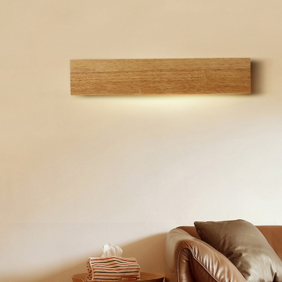 Wood Grain Color Changeable Led Linear Wall Fixture 15.75
