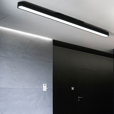 Contemporary Decorative Office Commercial Led Linear Fixture 8-18W Super Slim Linear Flush Light