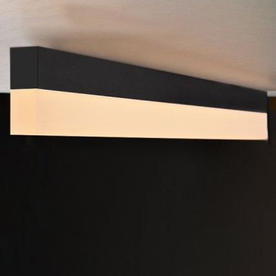 Modern Minimalist Lighting Linear Ceiling Light Acrylic Non-Glare Light 36W, Decorative LED Office