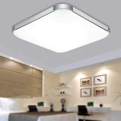 Modern Office Lighting Designs 24 80w White Light Aluminum Led Flush