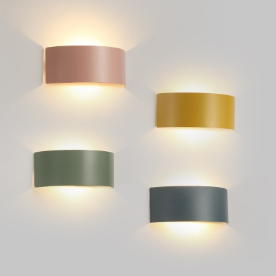 Macaroon Nordic Style Multi colors Arch Led Wall Light 8.67