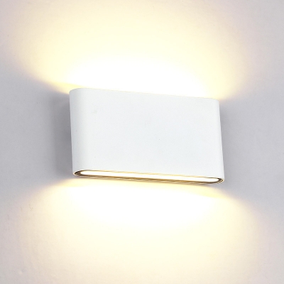 Minimalistic LED Up Wall Light 6W/12W Dual Head High Bright Modern Sconces in Matte